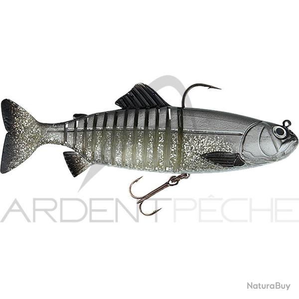 Leurre souple FOX RAGE Replicant jointed 18cm UV Silver bait fish