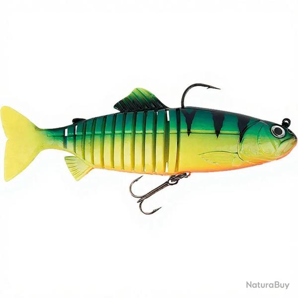 Leurre souple FOX RAGE Replicant jointed 18cm UV Firetiger