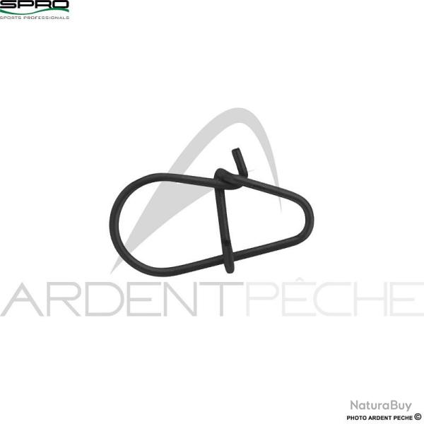 Agrafe SPRO Matte black HD snap 6 (12mm)