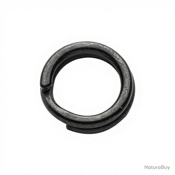 Anneaux bris�s SPRO Matte black splitring 5