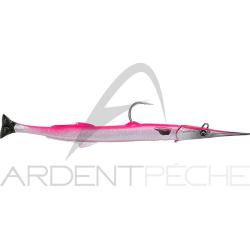 Leurre souple SAVAGE GEAR 3D Needlefish pulse tail 2+1 14cm Pink silver