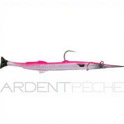 Leurre souple SAVAGE GEAR 3D Needlefish pulse tail 2+1 23cm Pink silver