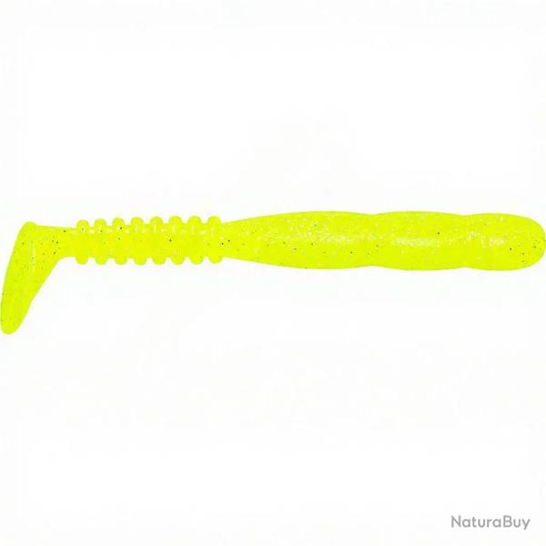 Leurre souple REINS Fat rockvibe shad 4 129 Glow chart silver