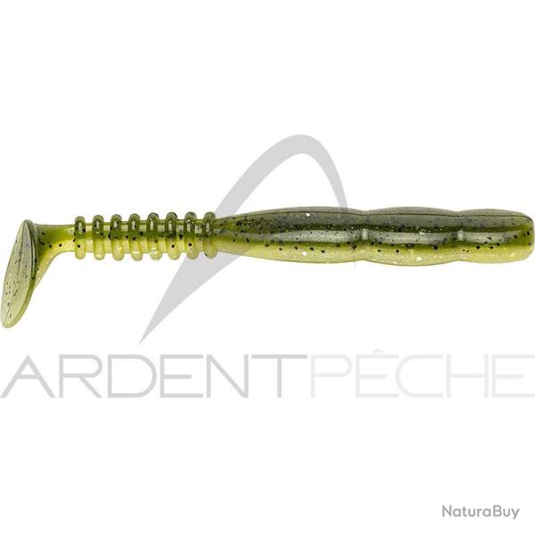 Leurre souple REINS Fat rockvibe shad 4 B16 Dos vert