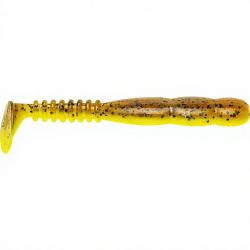 Leurre souple REINS Fat rockvibe shad 4 B48 Motor oil pepper
