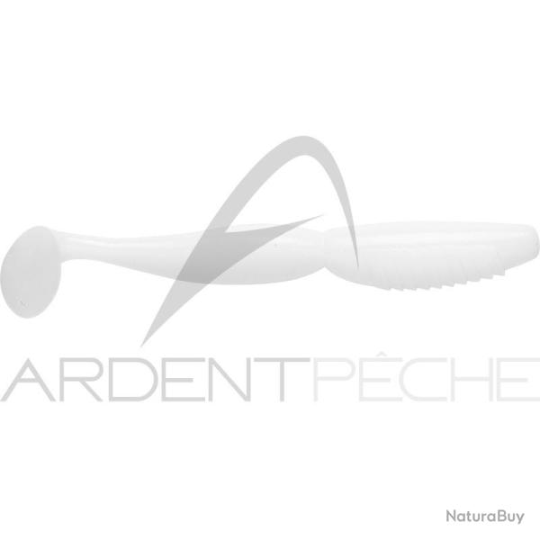 Leurre souple MEGABASS Super spindle worm 4 VM Solid white