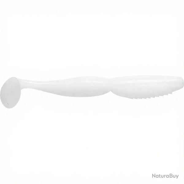 Leurre souple MEGABASS Super spindle worm 4 VM Solid white