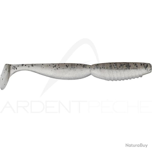 Leurre souple MEGABASS Super spindle worm 4 VM Sparkle silver