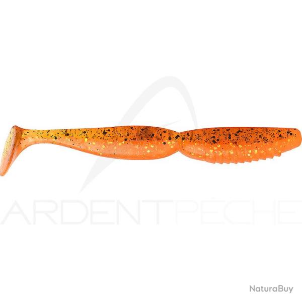 Leurre souple MEGABASS Super spindle worm 4 VM Tinsel orange