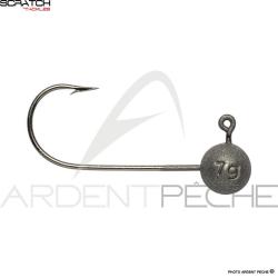 T&ecirc;te plomb&eacute;e SCRATCH TACKLE Football classic jig head 14g H4/0
