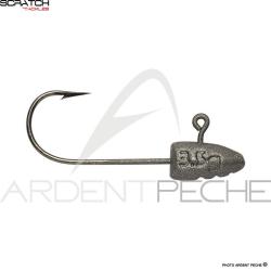 T&ecirc;te plomb&eacute;e SCRATCH TACKLE Oval classic jig head 1.8g H4