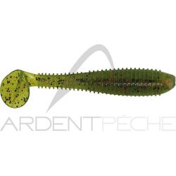 Leurre souple BASS ASSASSIN Litl&acute; boss 3.5 410 Watermelon/Red glitter