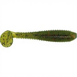 Leurre souple BASS ASSASSIN Litl&acute; boss 3.5 410 Watermelon/Red glitter