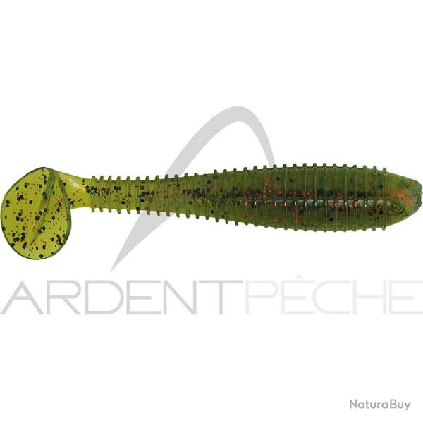 Leurre souple BASS ASSASSIN Litl� boss 3.5 410 Watermelon/Red glitter