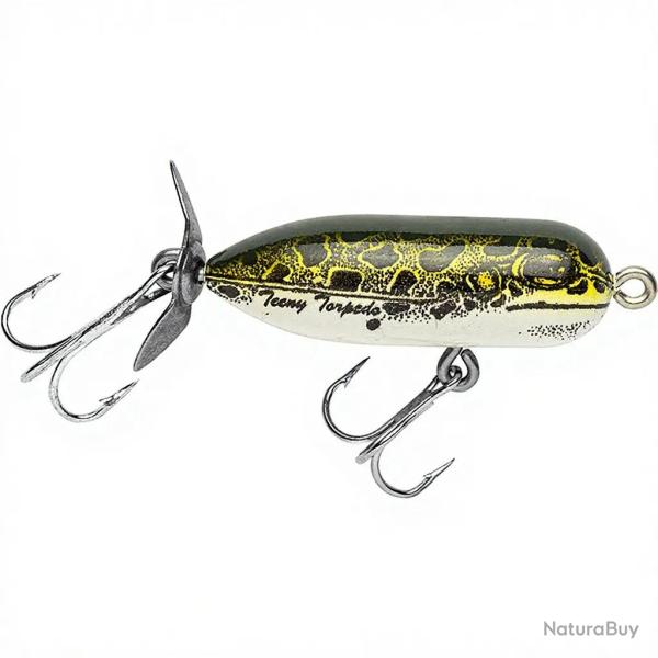 Poisson nageur HEDDON Teeny torpedo 38 NF Natural leopard frog