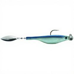 Leurre souple HYPERLASTICS Dartspin pro jig head 3 1/2 Alewife - Silver