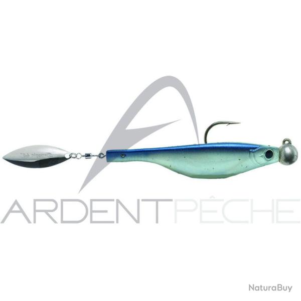 Leurre souple HYPERLASTICS Dartspin pro jig head 3 1/2 Alewife - Silver