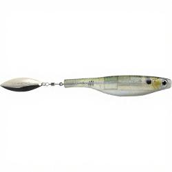 Leurre souple HYPERLASTICS Dartspin pro jig head 4 1/2 Glass Minnow - silver