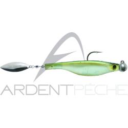 Leurre souple HYPERLASTICS Dartspin pro jig head 4 1/2 Arkansas - silver