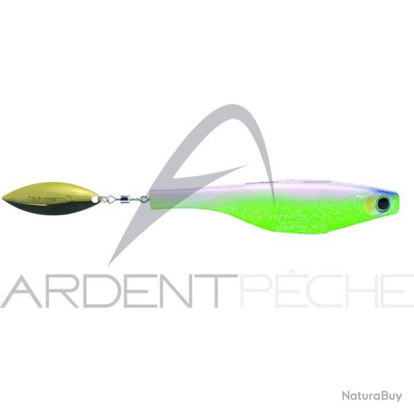 Leurre souple HYPERLASTICS Dartspin pro jig head 4 1/2 Electric chicken - gold