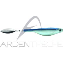 Leurre souple HYPERLASTICS Dartspin pro jig head 4 1/2 Alewife - silver