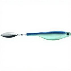 Leurre souple HYPERLASTICS Dartspin pro jig head 4 1/2 Alewife - silver