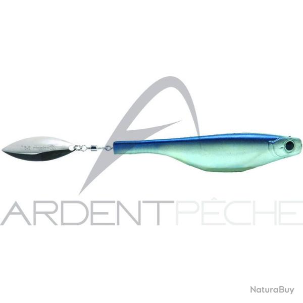 Leurre souple HYPERLASTICS Dartspin pro jig head 4 1/2 Alewife - silver