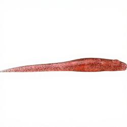 Leurre souple MEGABASS Hazedong 4 Red red flake