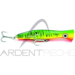 Poisson nageur HALCO Roosta popper 135 H52 FLUO GREEN