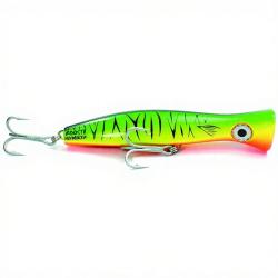 Poisson nageur HALCO Roosta popper 135 H52 FLUO GREEN