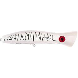 Poisson nageur HALCO Roosta popper 135 H77 WHITE TIGER