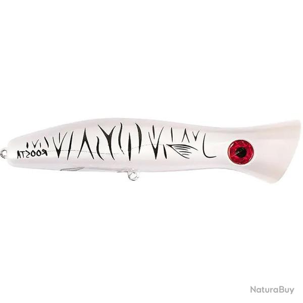 Poisson nageur HALCO Roosta popper 135 H77 WHITE TIGER