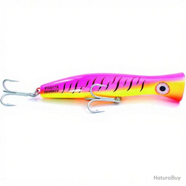 Poisson nageur HALCO Roosta popper 195 R1 PINK FLUO