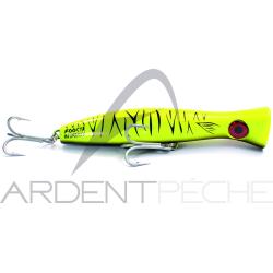 Poisson nageur HALCO Roosta popper 195 H76 YELLOW TIGER
