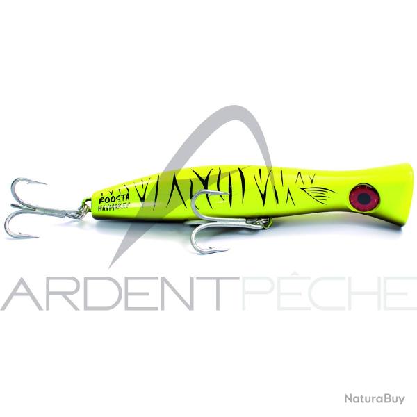 Poisson nageur HALCO Roosta popper 195 H76 YELLOW TIGER