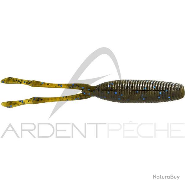 Leurre souple MEGABASS TK Twister 4.5 Green Pumpkin blue