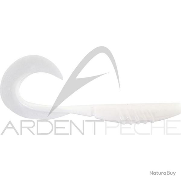 Leurre souple MEGABASS X Layer curly 7 Solid White