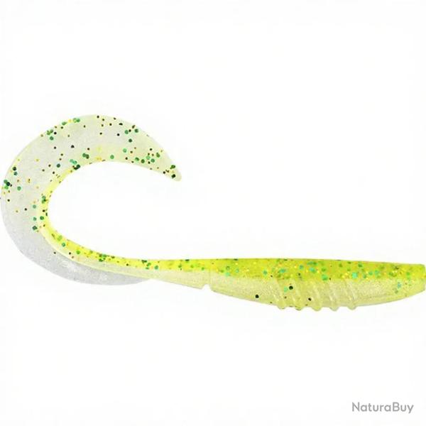 Leurre souple MEGABASS X Layer curly 7 Lime Shad