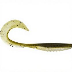 Leurre souple MEGABASS X Layer curly 7 Green Pumkin shad