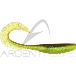 Leurre souple MEGABASS X Layer curly 7 Green Pumpkin chart