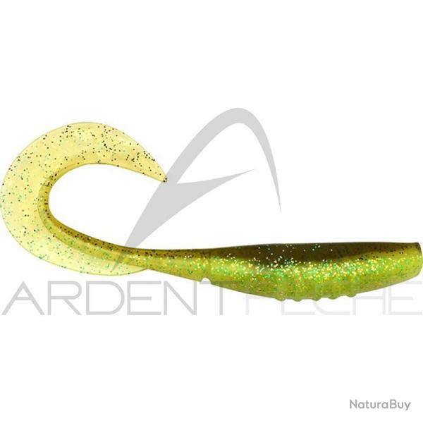 Leurre souple MEGABASS X Layer curly 7 Green Pumpkin chart