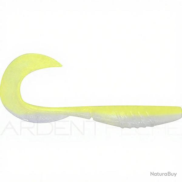 Leurre souple MEGABASS X Layer curly 7 White chart