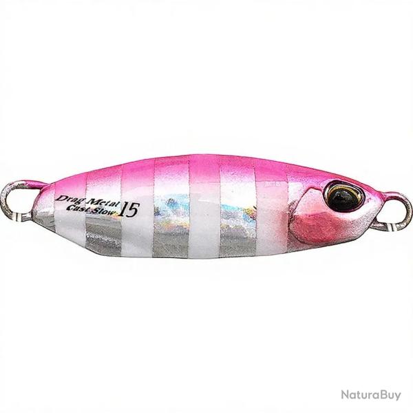 Jig DUO Drag metal cast slow 30g PJA0171 Pink zebra glow