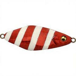 Jig MEGABASS Metal X flat glider 30g Red glow stripe