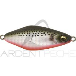 Jig MEGABASS Metal X flat glider 40g Black red belly