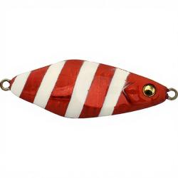 Jig MEGABASS Metal X flat glider 40g Red glow stripe