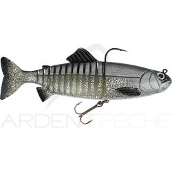 Leurre souple FOX RAGE Replicant jointed 23cm UV Silver bait fish