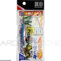 Jig DUO Drag metal shore jig sabiki set 20g Blue pink sardine
