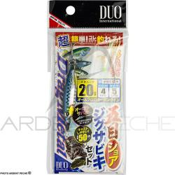 Jig DUO Drag metal shore jig sabiki set 30g Silver