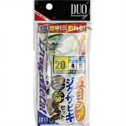 Jig DUO Drag metal shore jig sabiki set 40g Blue pink sardine